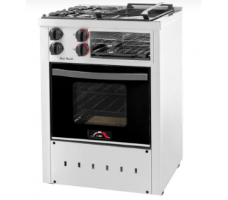 COCINA SEMI INDUSTRIAL MULTIFUNCION SOL REAL 2 HORNALLAS C/ PLANCHA