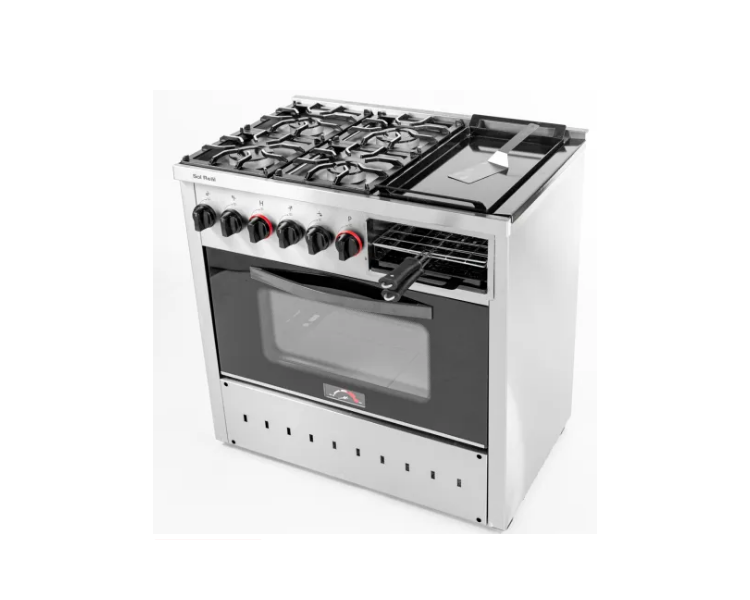 COCINA SEMI INDUSTRIAL MULTIFUNCION SOL REAL 4 HORNALLAS C/ PLANCHA