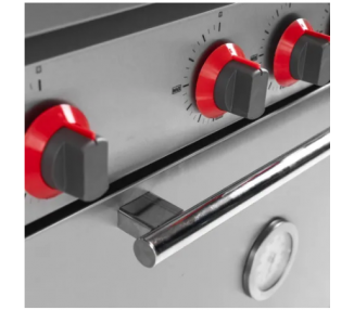COCINA INDUSTRIAL SOL REAL 6 HORNALLAS CON REJAS DE FUNDICION