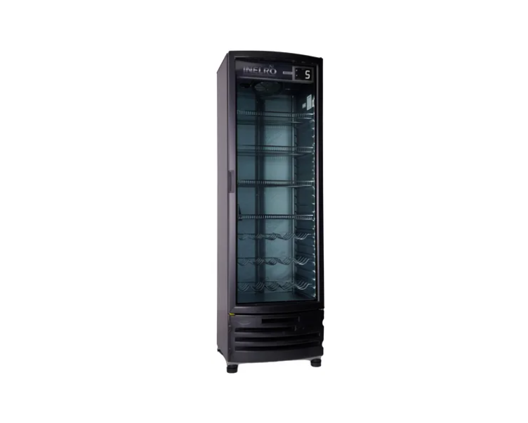 HELADERA EXHIBIDORA INELRO 470 LITROS ECO BLACK