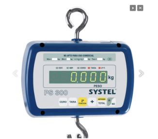 BALANZA ELECTRICA SYSTEL PILON 300KG CARNICERO