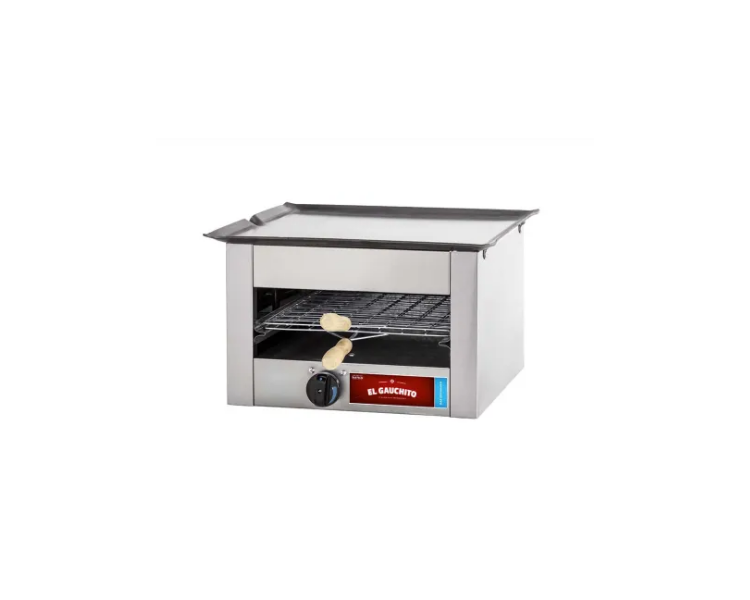 CARLITERO SIMPLE ACERO CON PLANCHA EL GAUCHITO