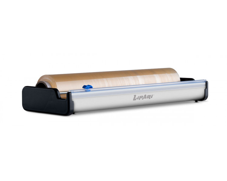 DISPENSER PORTARROLLO DE FILM LIPARI DE PVC ACERO INOX
