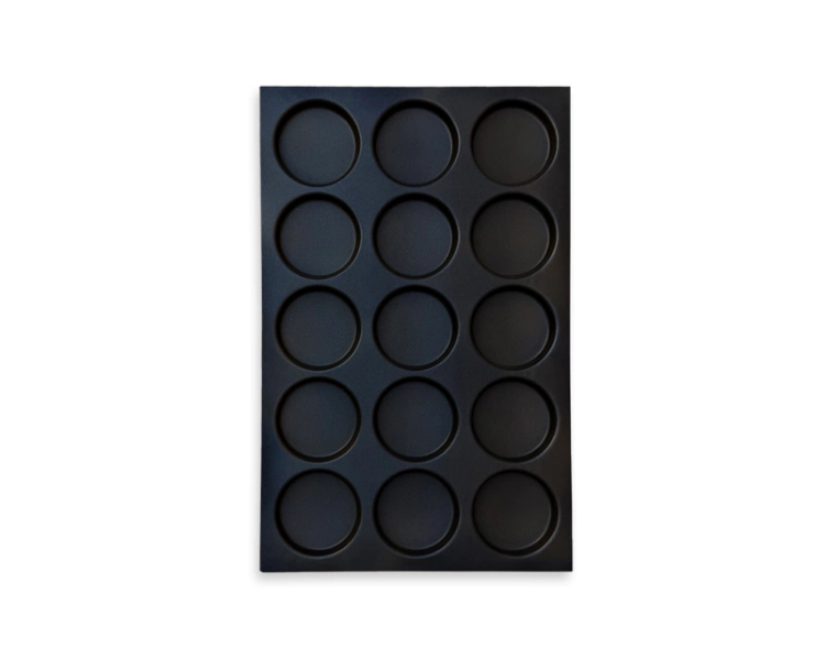 BANDEJA HAMBURGUESERA TEFLON ESTANDAR 70X45X15 MOLD 12 CM