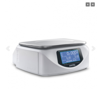 BALANZA ELECTRICA SYSTEL CUORA MAX 30KG C/MASTIL (TICKET)