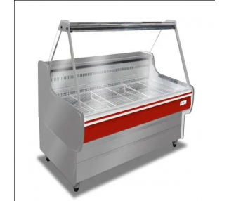 BATEA FRIDER LUANA 1,2MTS C/VIDRIO CURVO