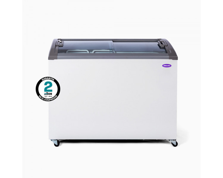 FREEZER INELRO TAPA VIDRIO INCLINADO FIH 350 PI 279 LITROS