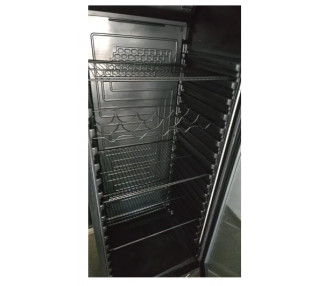 HELADERA EXHIBIDORA VERTICAL FAM420 BLACK 395LTS MEDIA TEMPERATURA