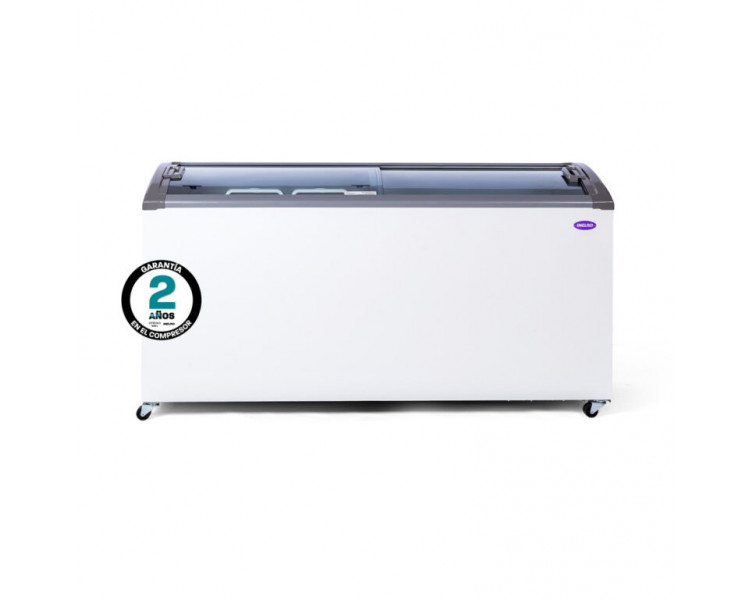 FREEZER INELRO TAPA VIDRIO INCLINADO FIH 550 PI 455 LITROS
