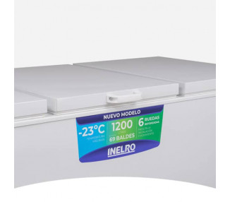 FREEZER INELRO HORIZONTAL FIH 1200 R 1193 LITROS 3 TAPAS