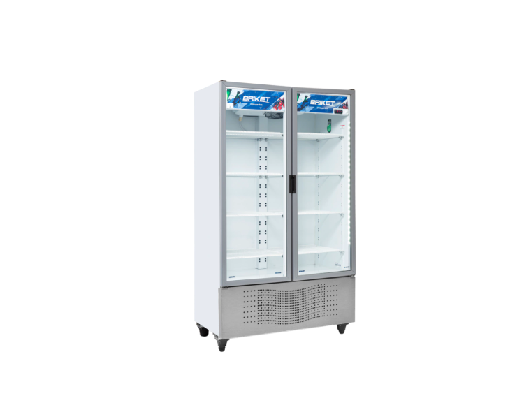 HELADERA EXHIBIDORA VERTICAL BRIKET 971LTS M10000 2 PUERTAS