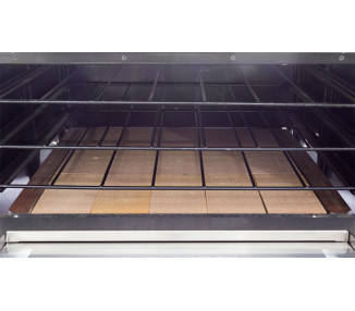 HORNO SOL REAL 6 PIZZAS VISOR Y PARRILLA SIN HUMO