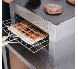 CARLITERO SIMPLE ACERO CON PLANCHA EL GAUCHITO