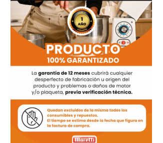 AMASADORA PROFESIONAL RAPIDA MORETTI  MIXER-20