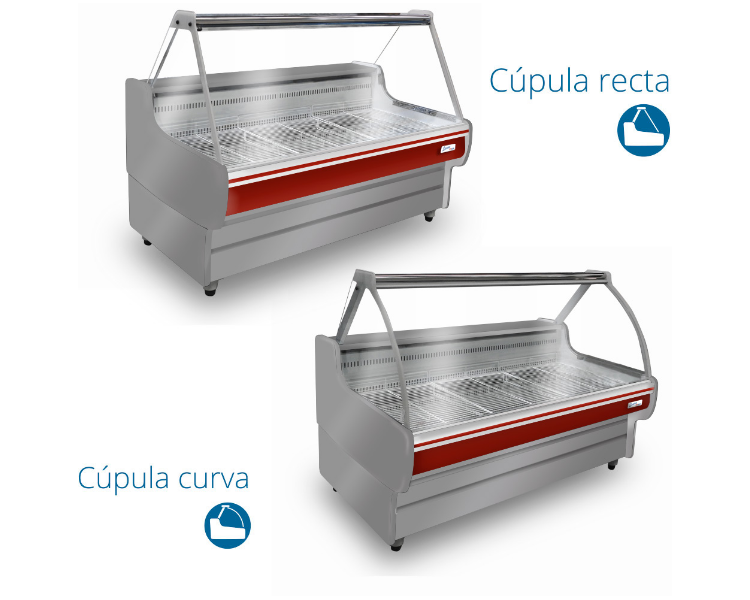 BATEA FRIDER LUANA 1,2MTS C/VIDRIO CURVO